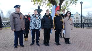Участие в митинге на Аллее Героев, посвящённом 78 годовщине Победы в Великой Отечественной войне